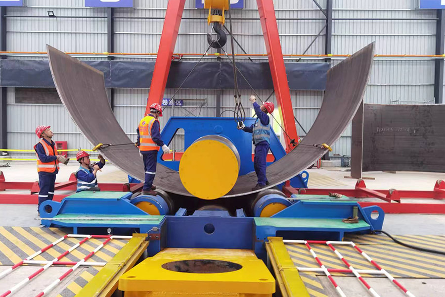 HDLW12-150×3500 Curvadora de Chapas de Cuatro Rodillos – Cuarto Buró de Ingeniería Hidroeléctrica de Fuqing
