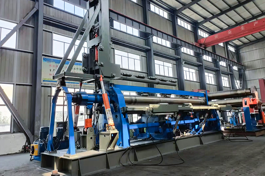 HDLW12-8×8000 Curvadora de Chapas de Cuatro Rodillos – Hebei Hongtai