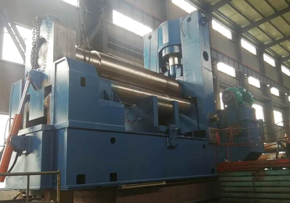 HDLW11-100×4200 Curvadora de Chapas de Tres Rodillos con Descenso Inferior